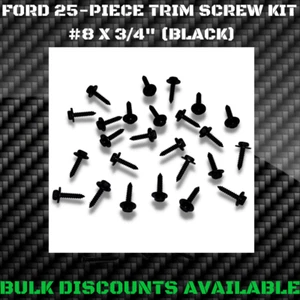 1966+ Ford Bronco Eddie Bauer Interior Exterior Wheel Well Molding Trim Screws - Picture 1 of 2
