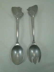 Alu Deko Besteck Löffel Gabel 34 cm HR - Bild 1 von 6