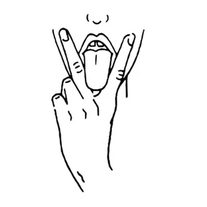 Temporäres Tattoo Funny Face Spass Gesicht Wasserfest Kuni Sexy Klebetattoo - Bild 1 von 3