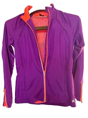 Cortavientos para mujer HIND S púrpura y rosa malla con cremallera reflejo absorbente de humedad Foto 1 de 4