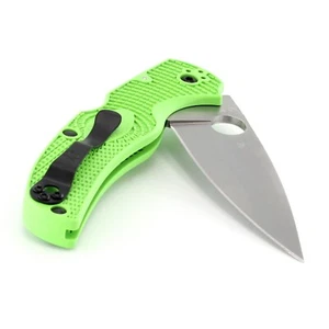Spyderco Native Chief Salt LC200N - Folding Utility Knife - Green FRN - US Made - Picture 1 of 8