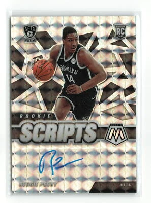 REGGIE PERRY #rs-rpe RC 2020 PANINI MOSAIC NETS SCRIPTS ROOKIE AUTO - Image 1 of 2