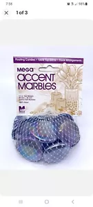 1,18 bis 1,5" DC lila rund groß flach irisierend Glas Edelsteine Mega Murmeln Staubsauger - Bild 1 von 3
