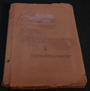 Original WWI German Imperial Army Soldat Fotoalbum Panzer Cambrai RAR - Bild 1 von 17