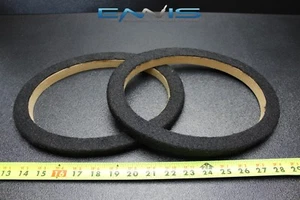 2 MDF LAUTSPRECHERRINGE ABSTANDSHALTER 6X9 ZOLL TEPPICH HOLZ 3/4 FIBERGLAS RING - 69CBK - Bild 1 von 4