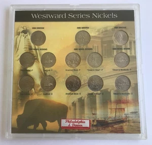 2004-06 WESTWARD SERIES NICKELS UNCIRCULATED P & D SET ~ WHITMAN HOLDER - Picture 1 of 10