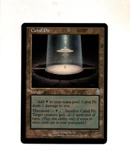 MTG Cabal Pit SP/NM - Odyssey Magic the Gathering ~ kostenloser Versand ~ - Bild 1 von 2