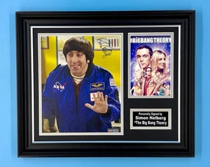Simon Helberg photo signée encadrée et certificat d'authenticité The Big Bang Theory Poster Auto - Photo 1/9