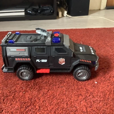 Toys R Us Exclusive Police Armoured Swat Car Electronic Moves Lights Up F1-122 - Image 1 of 4