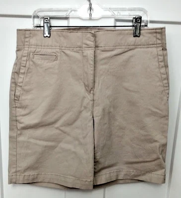 Pantalones Cortos Charter Club Mujer 6 Beige Frente Plano Nuevo con Etiquetas Bolsillo Reloj Foto 1 de 4