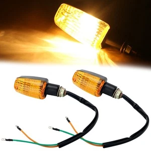Quick Installation 2PCS Motorcycle Turn Signal Lights Compatible Models - Picture 1 of 11