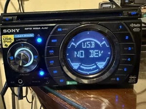 Sony WX-GT77UI CD Receiver Player Black Digital Display USB Aux MP3 AAC TESTED - Picture 1 of 4