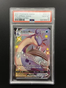 Lapras VMAX SV111/SV122 Shining Fates: Shiny Vault Holo Rare - PSA 10 Gem Mint - Bild 1 von 2