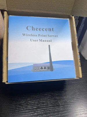 Cheecent Wireless Print Server for USB Printer (NOT Plug&Play), 2 Port USB Print - Image 1 of 2