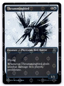 Thrummingbird NM Showcase Phyrexia: All Will Be One 432 MTG Foil - Picture 1 of 2