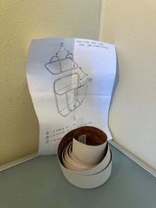 Wurlitzer jukebox model 1400 woodgrain cabinet decal set - Picture 1 of 1