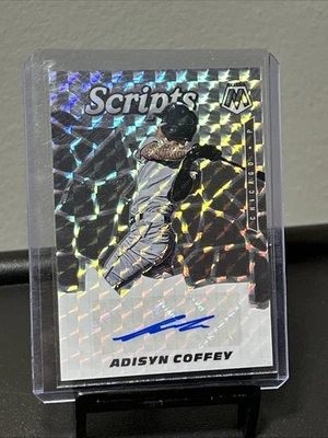 2021 Panini Mosaic - Scripts Adisyn Coffey #SCR-AD (AU, RC) - Image 1 of 2