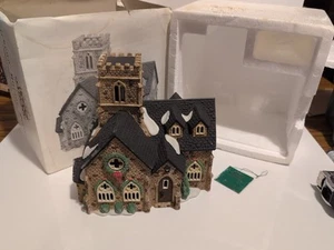 1989 Department 56 Heritage Collection Dickens Village Nottinghill Church  - Picture 1 of 9
