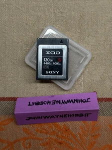 Used but Working Sony XQD G 120GB High Speed Card 440 MB/s Read 400 MB/s Write - Picture 1 of 3