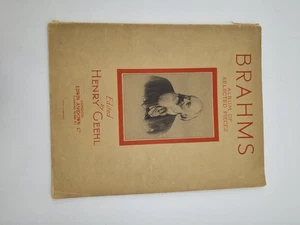 Brahms Album Of Selected Pieces Vintage Piano Sheet Music Edited By Henry Geehl - Picture 1 of 18