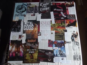 JUDAS PRIEST - MAGAZINE CUTTINGS COLLECTION - CLIPPINGS, PHOTOS, ADVERTS X41. - Imagen 1 de 2