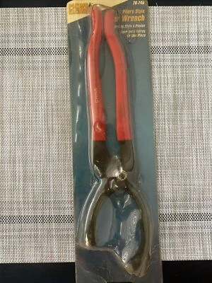 Llave de filtro estilo alicates Plews 70-746 con empuñaduras de vinilo cómodas BA5 Foto 1 de 2