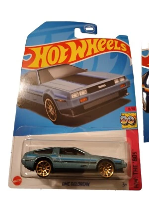 Hot Wheels | DMC Delorean Blue | HW The 80s | 101/250 | 8 of 10 2023 NIB  - Image 1 of 4