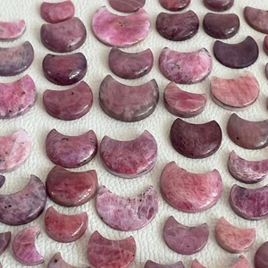Moon Ruby Loose Cabochon Ethical Gemstone Natural - Picture 1 of 4