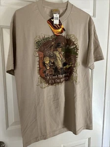 New Vintage Indiana Jones Adventure 15th Anniversary T-Shirt Movie Disney - Picture 1 of 11