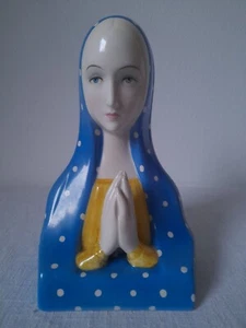 Statuina in ceramica della Lenci: Madonna in preghiera Anni '50 - Foto 1 di 11