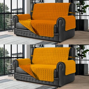 Funda Sofá Acolchada Antimanchas Reversible – Cubre Sofá y Sillón 1/2/3/4 Plazas - Imagen 1 de 57