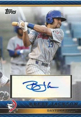 (HCW) 2011 Topps Pro Debut Prospect BRETT JACKMAN Auto Signature 01321 - Image 1 of 2