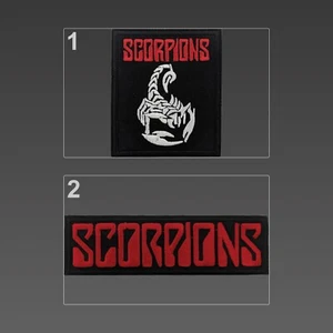 Scorpions Patches, Iron On Embroidered Band Patches, Scorpions Logo Patch - Picture 1 of 5