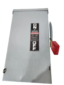 *NOS* Interruptor de seguridad GE THN3362R modelo 10 60A (#140P) - Imagen 1 de 3