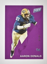 2022 Father's Day Base Purple #39 Aaron Donald /25 - Pittsburgh Panthers!