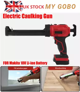 Electric Caulking Gun for Makita 18V Battery Cement Glass Adhesive Glue - Picture 1 of 8