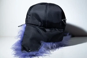 Prada Nylon Trapper Hat, Größe L - Bild 1 von 10