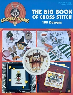 Brand New: Looney Tunes THE BIG BOOK OF CROSS STITCH Leisure Arts 3050 - Image 1 of 2