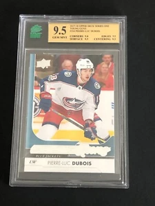 MNT 9.5, 2017-18 UD Pierre-Luc Dubois Young Guns ROOKIE #204 **Gema como nueva** - Imagen 1 de 2