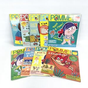 10x Pomme D'Api children's magazines in French For Kids 3-7 Learning Resource