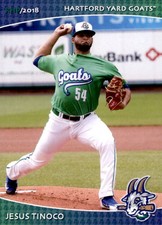 2018 Hartford Yard Goats SGA Grandstand #35 Jesus Tinoco Venezuela Baseball Card