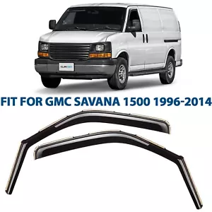 Rain Guards Vent Visors Shade for 1996-2014 GMC Savana 1500 - Foto 1 di 7