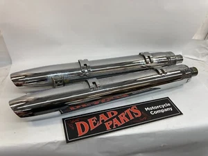 Indian touring stock slip on exhaust mufflers IMC-100 - Picture 1 of 5