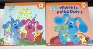 Blue's Clues Nick Jr. Book Club Perfect Present, Where is Polka Dots? 2 Books HC - Picture 1 of 6