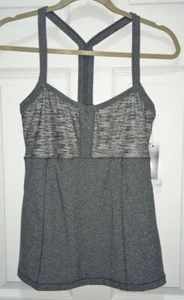MIRACLESUIT MSP Heather Grey Racerback Sports Bra Tank Top NEW Womens Sz S L XL - Picture 1 of 5