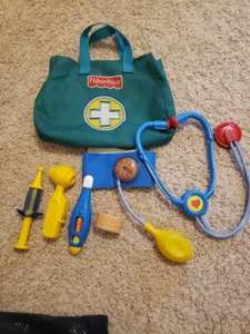 Fisher Price Pretend Doctor Nurse Kit Bag Stethoscope - Picture 1 of 6