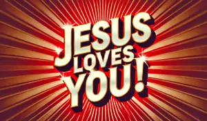 5,000 Jesus Loves You | New Gospel Tracts | Bible Tracts | Business Card Size - Picture 1 of 3