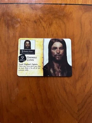 THOMAS GUNN Fire & Steel Pirates Wizkids CSG Pocketmodel - Image 1 of 2