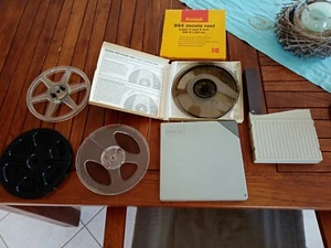 lot 5 BOBINES+3 boites STOCKAGE POSSO +FILMS SUPER 8MM-dasco-kodak - Photo 1/4