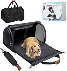 SINKIY TSA Approved Pet Travel Carrier up to 20 Lbs fully colapsable Black NEW